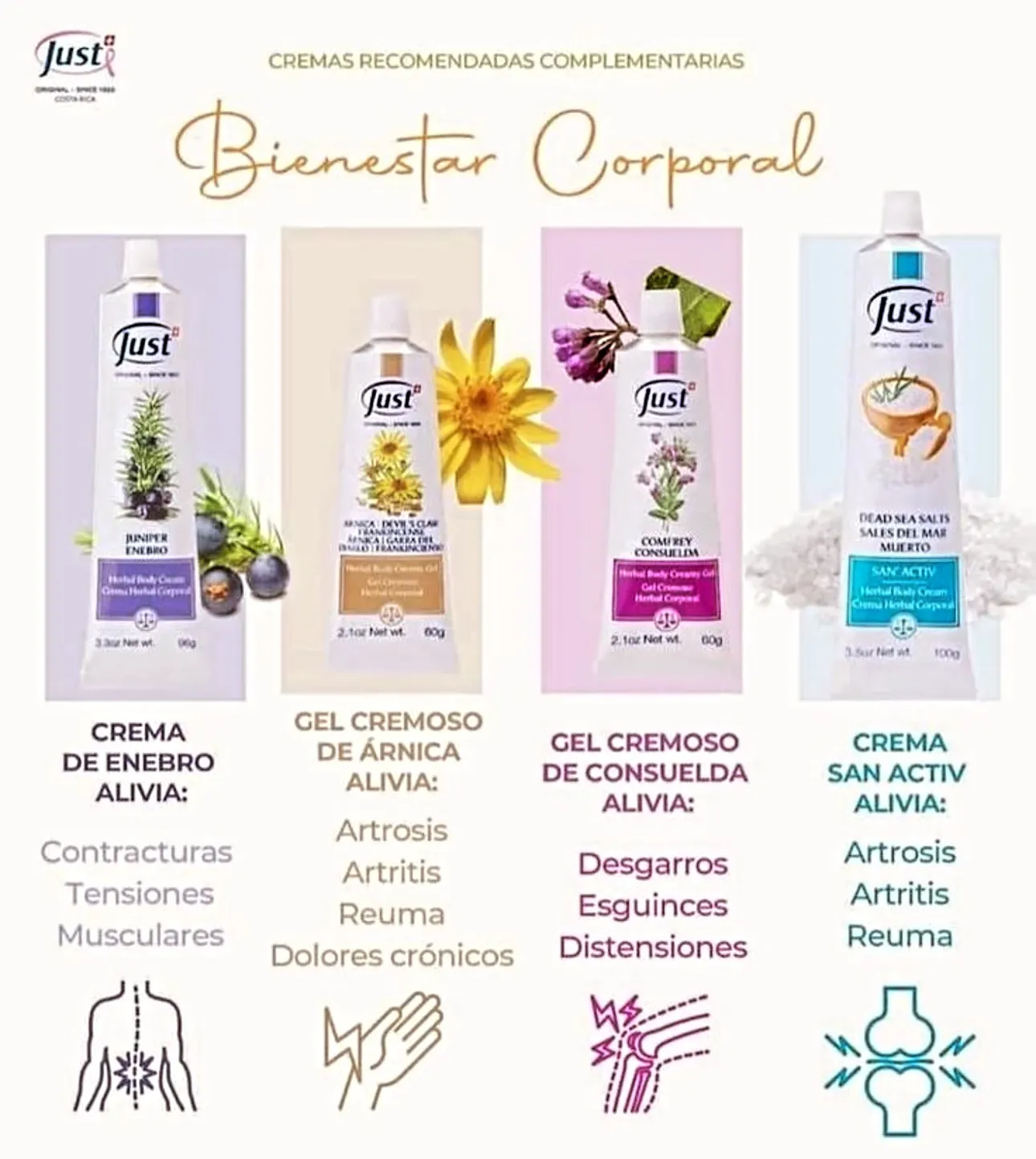 Productos naturales JUST de Mi Tiendita Just
